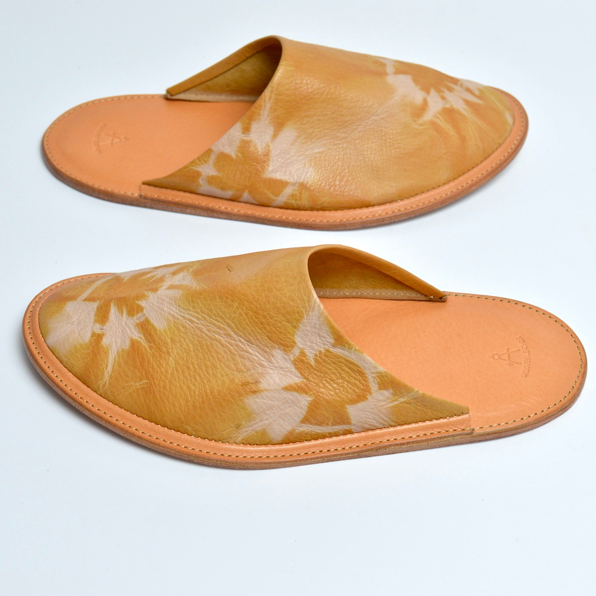 杏染革:ルームスリッパ