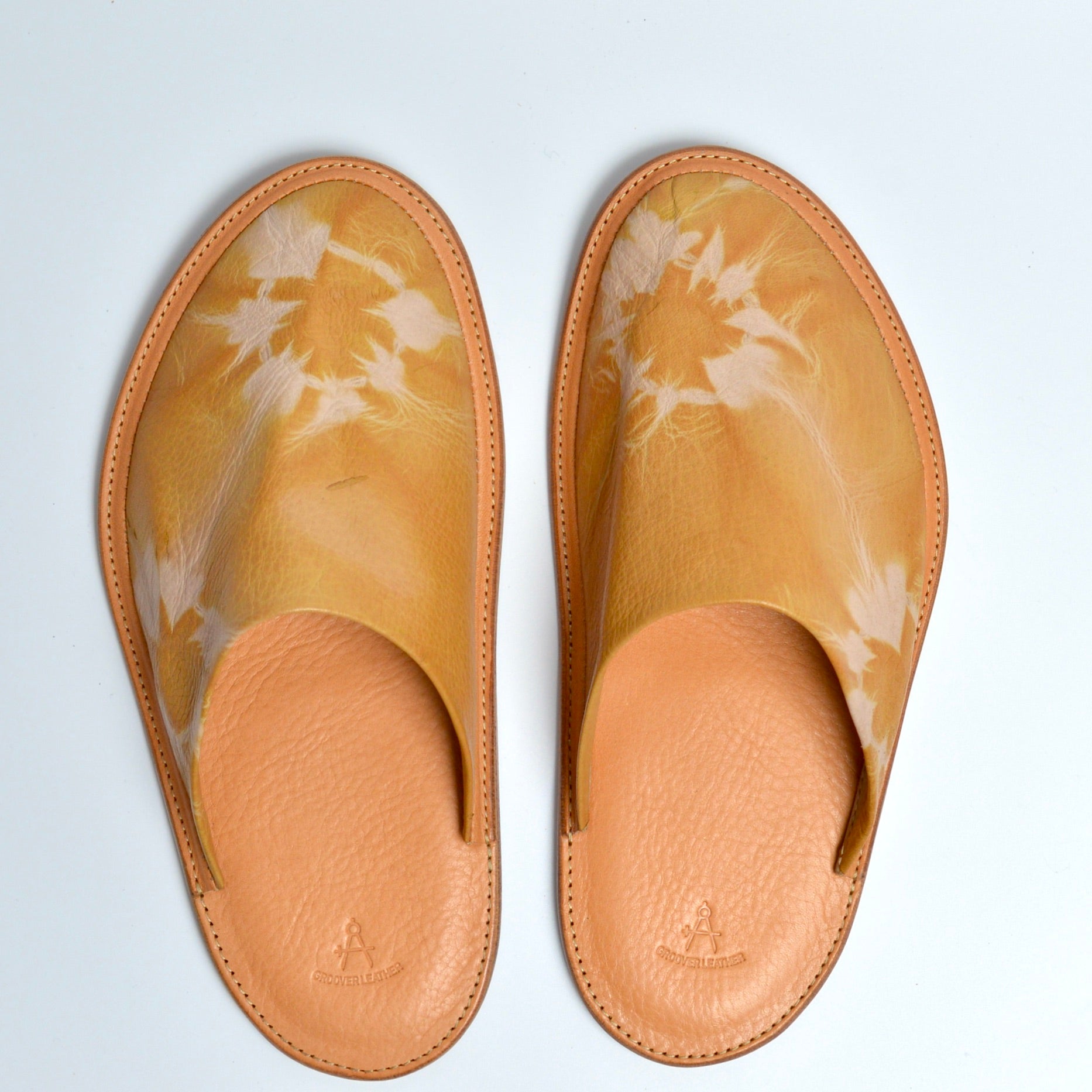 杏染革:ルームスリッパ