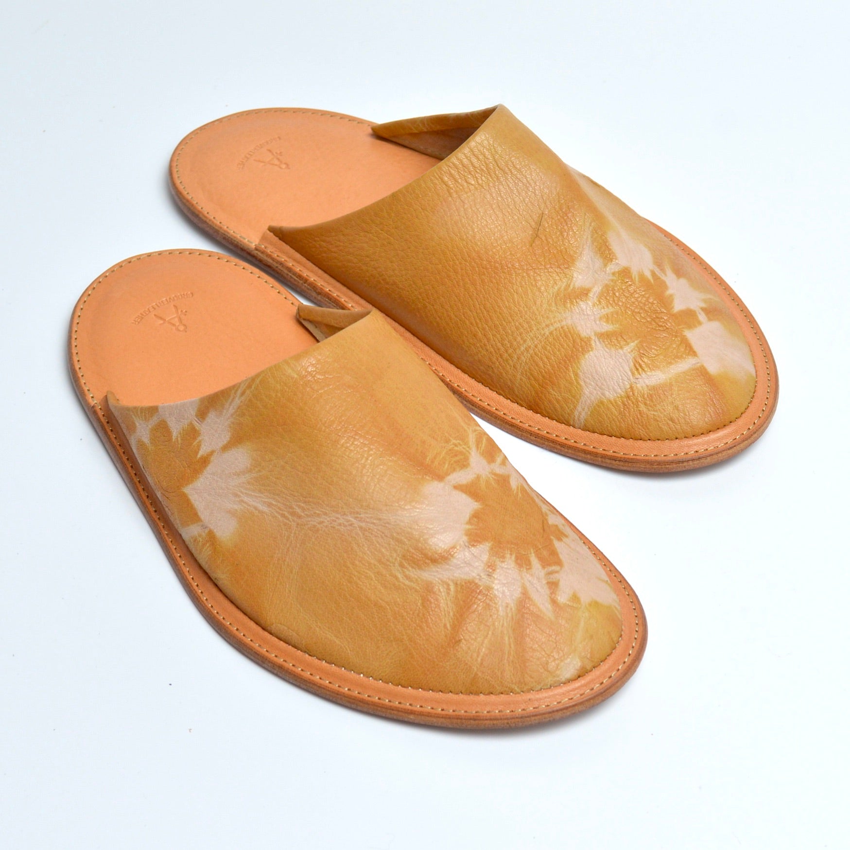 杏染革:ルームスリッパ