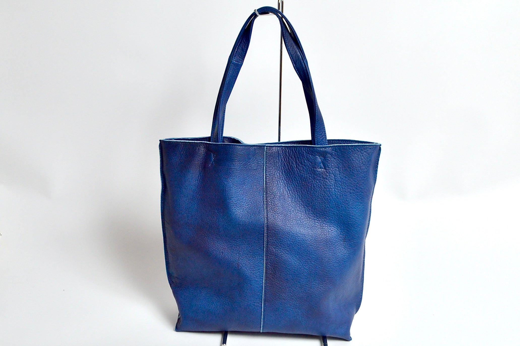 逢初レザー:ATB-100 縦型トート:無地染め