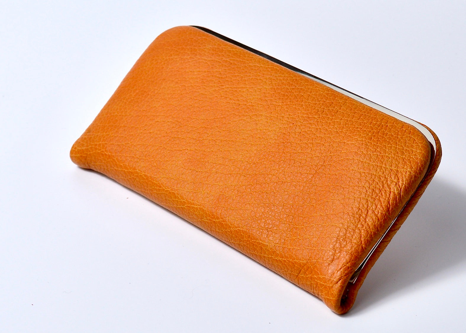 がま口長財布:隠し口金:信州鹿革 DDG-100