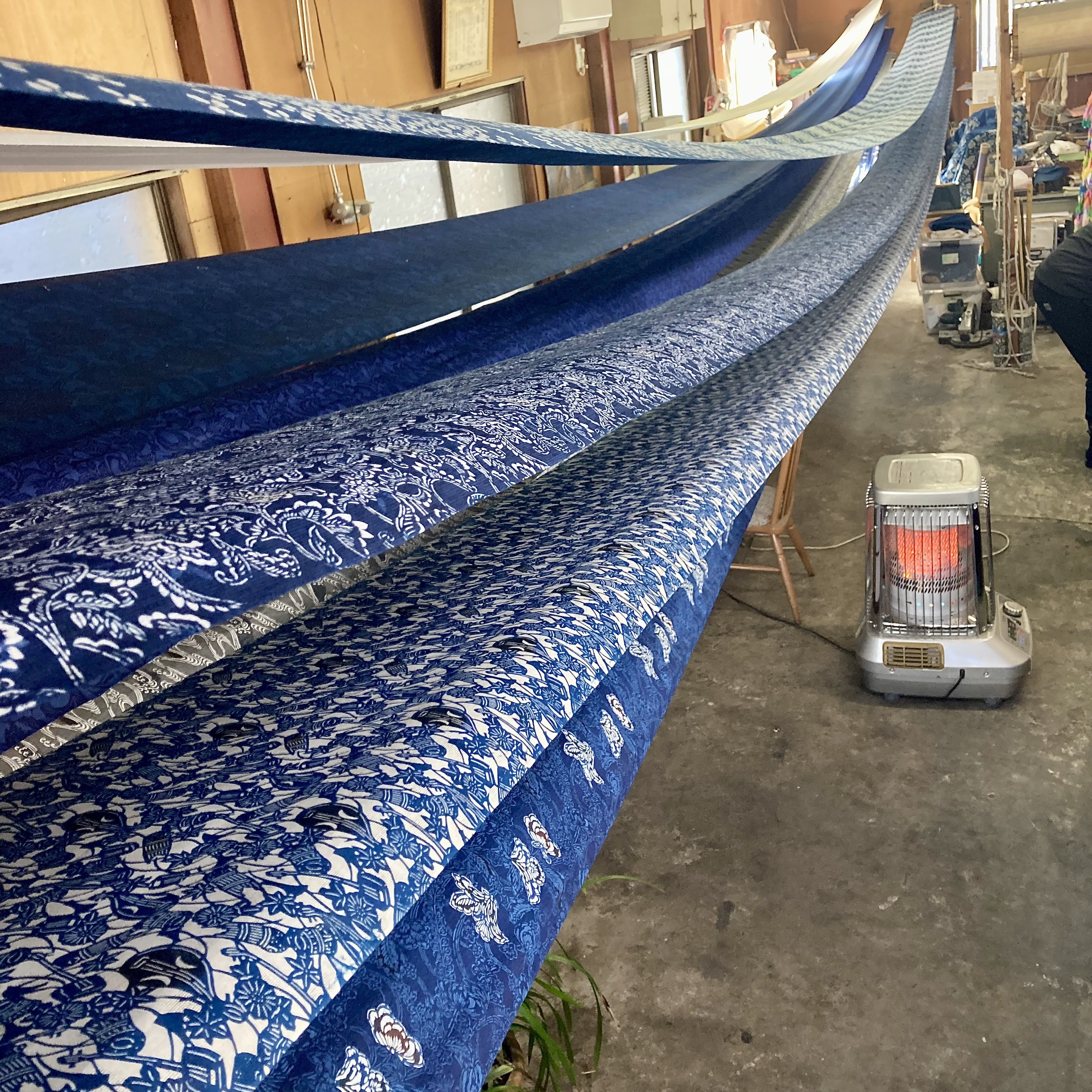 逢初レザー:がま口長財布:隠し口金:ADG-110(市松)