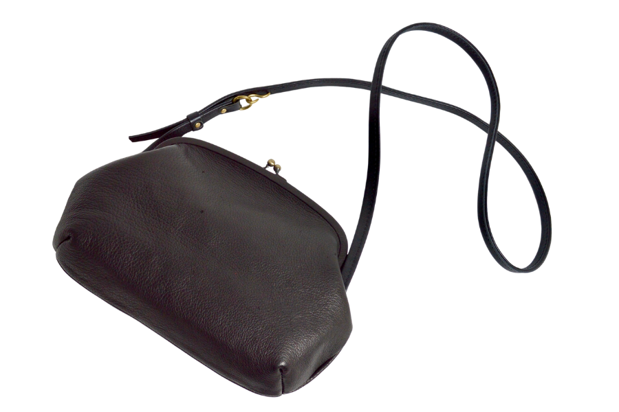 Shinshu deer leather: One-shoulder bag: DZO-100