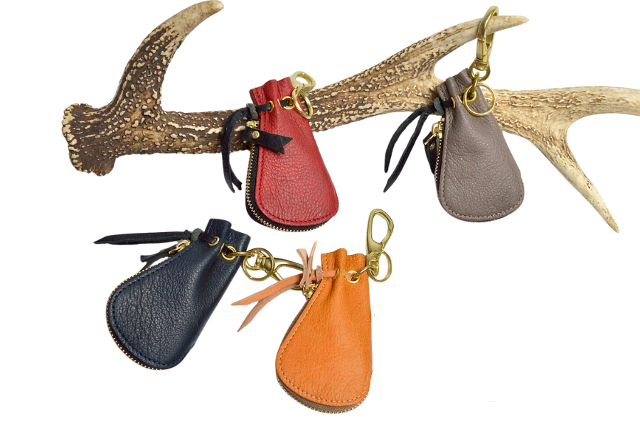 Shinshu deer leather smart key case: DSK-110