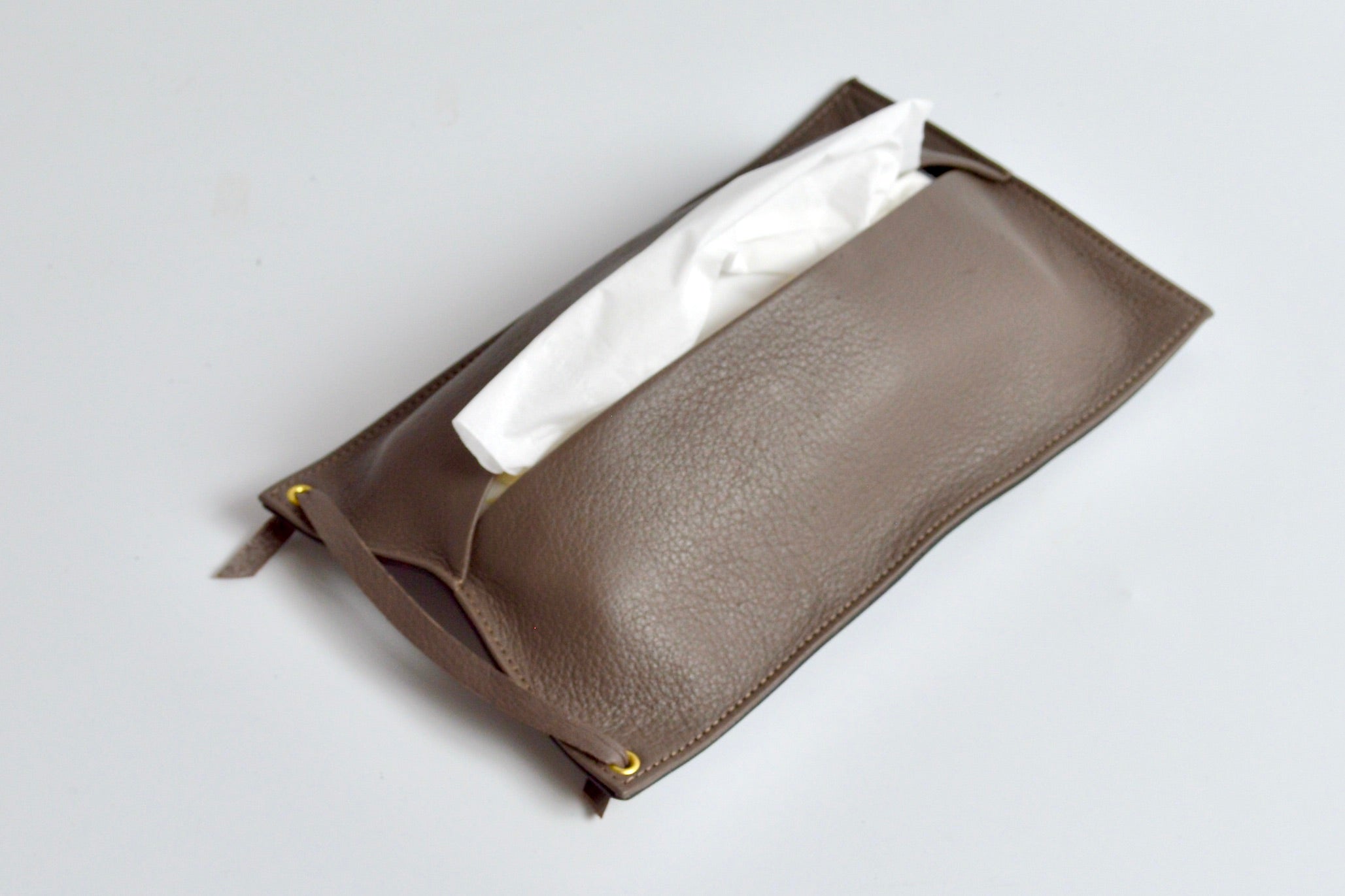 Shinshu deer leather: tissue case (refill): DTC-200