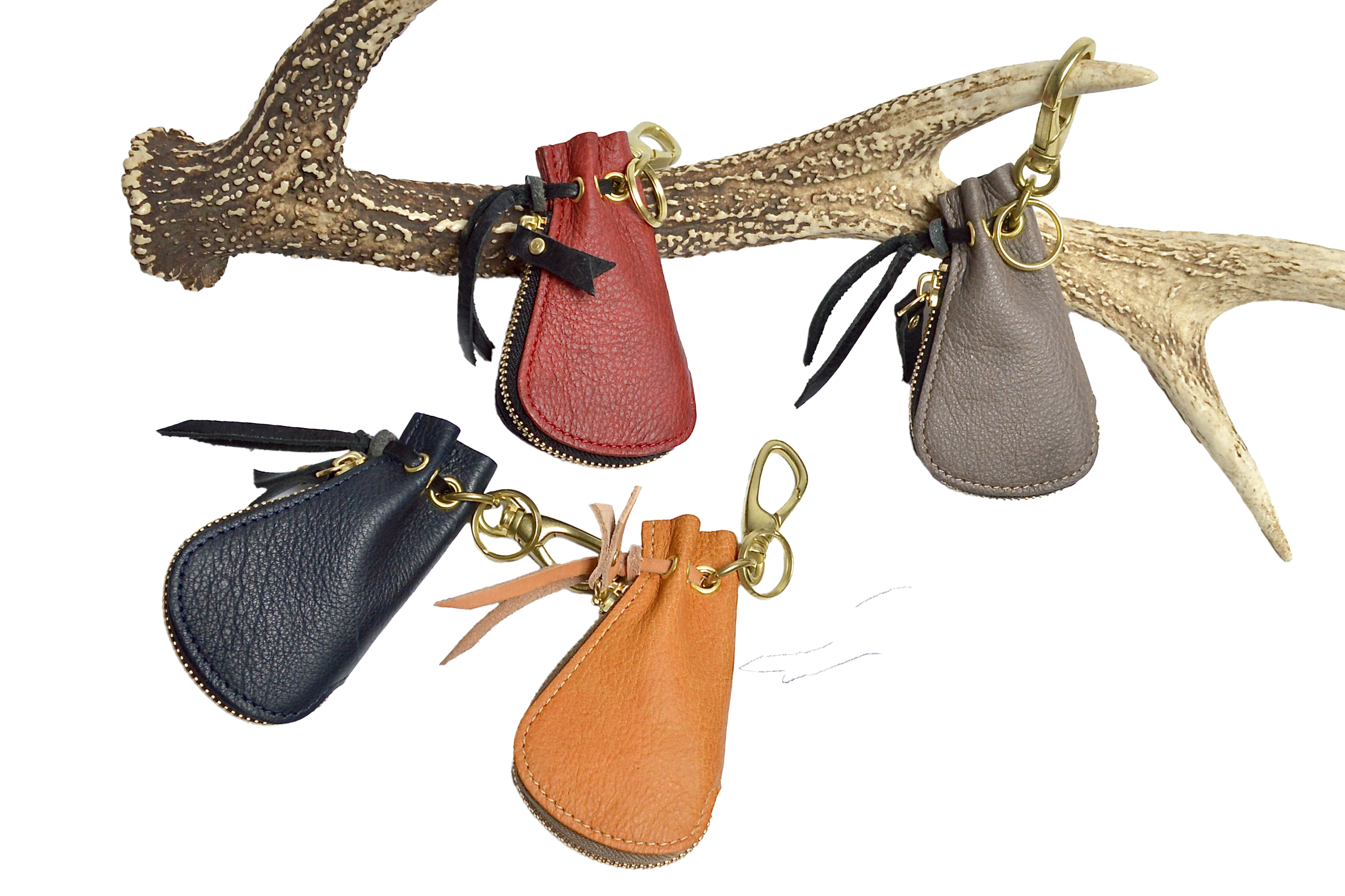 Shinshu deer leather smart key case: DSK-110