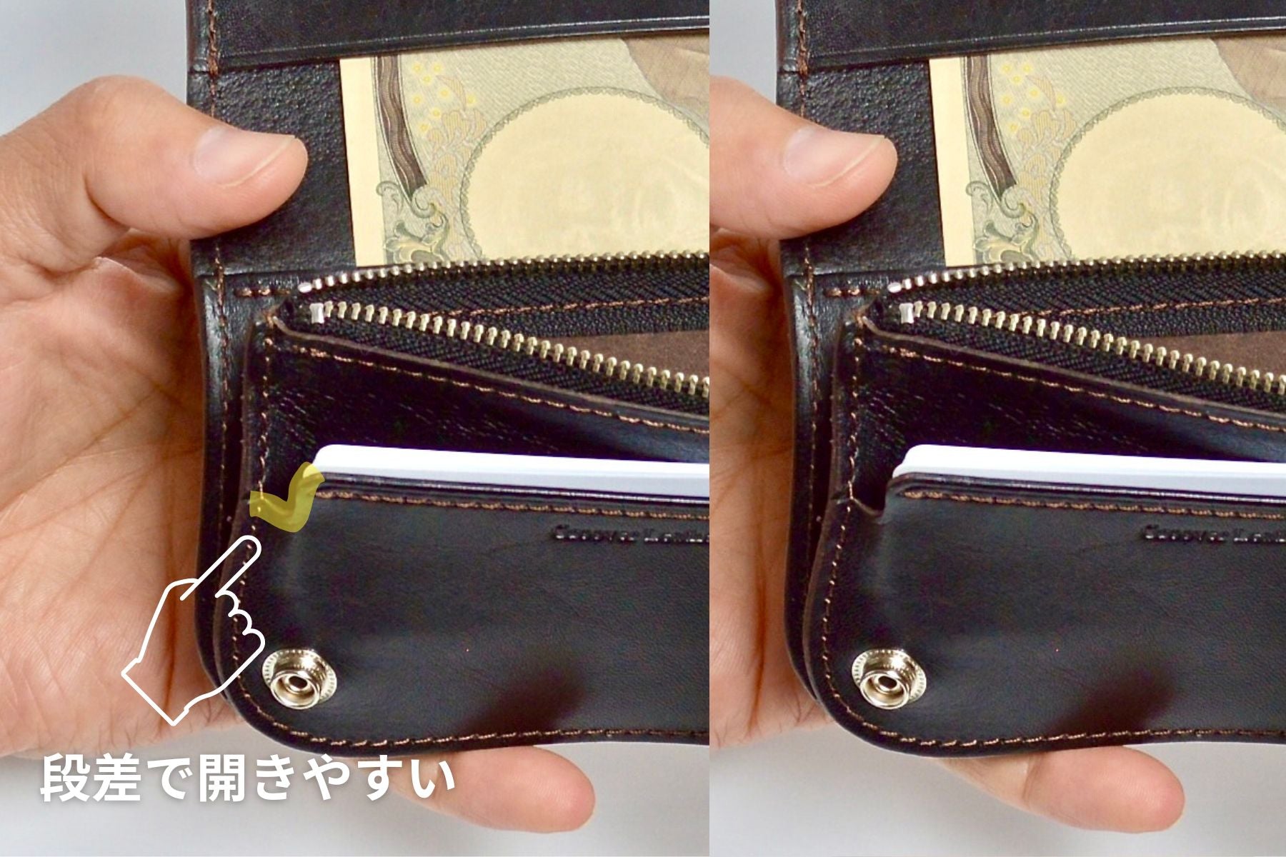 Crocodile style: Short tracker wallet