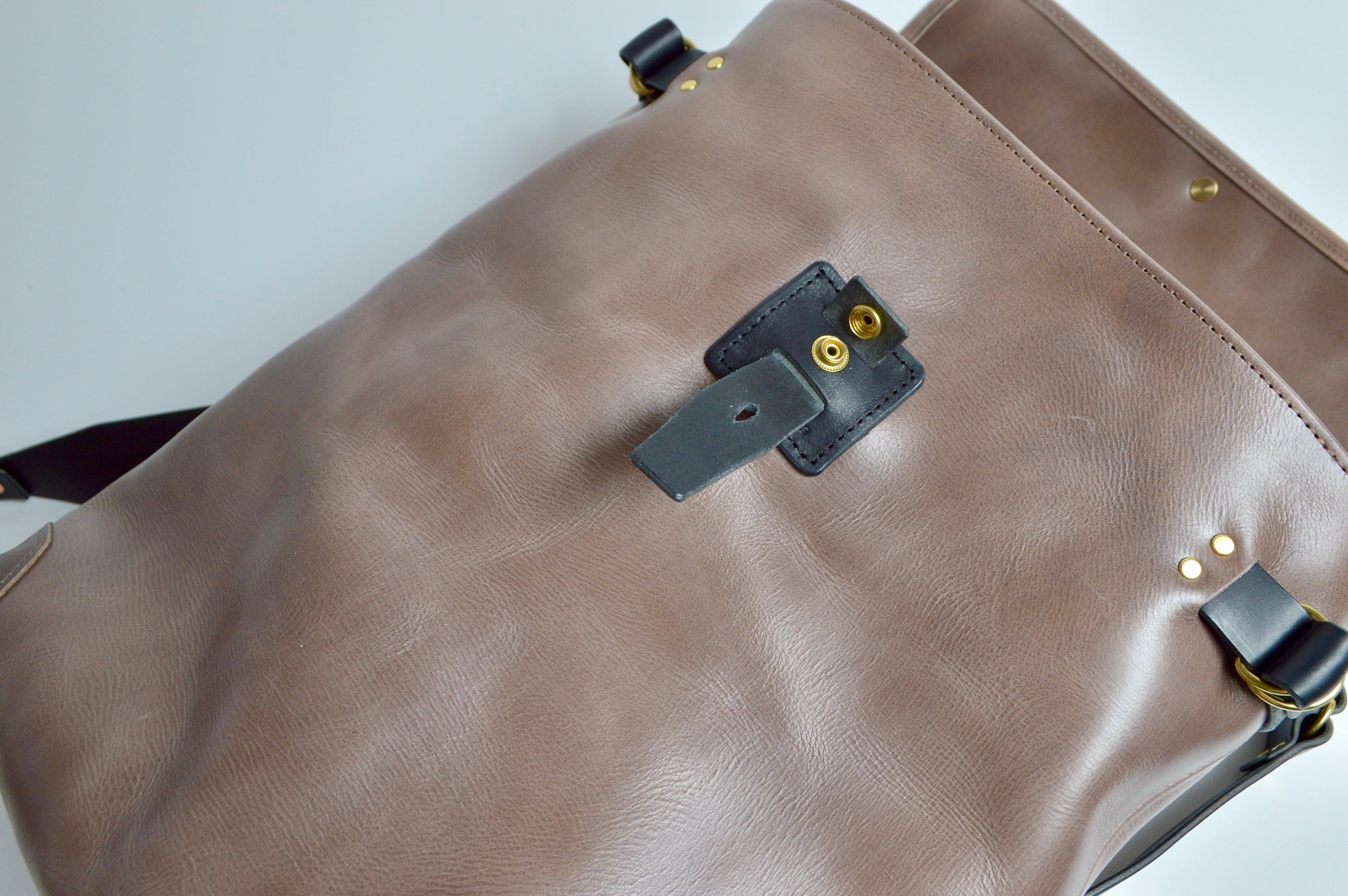 Leather backpack: WFB-100: flap type