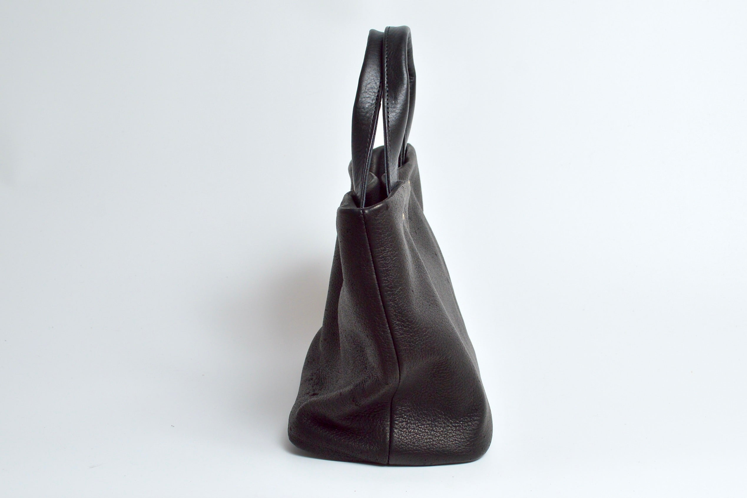 Shinshu deer leather: Mini tote bag: DTB-300