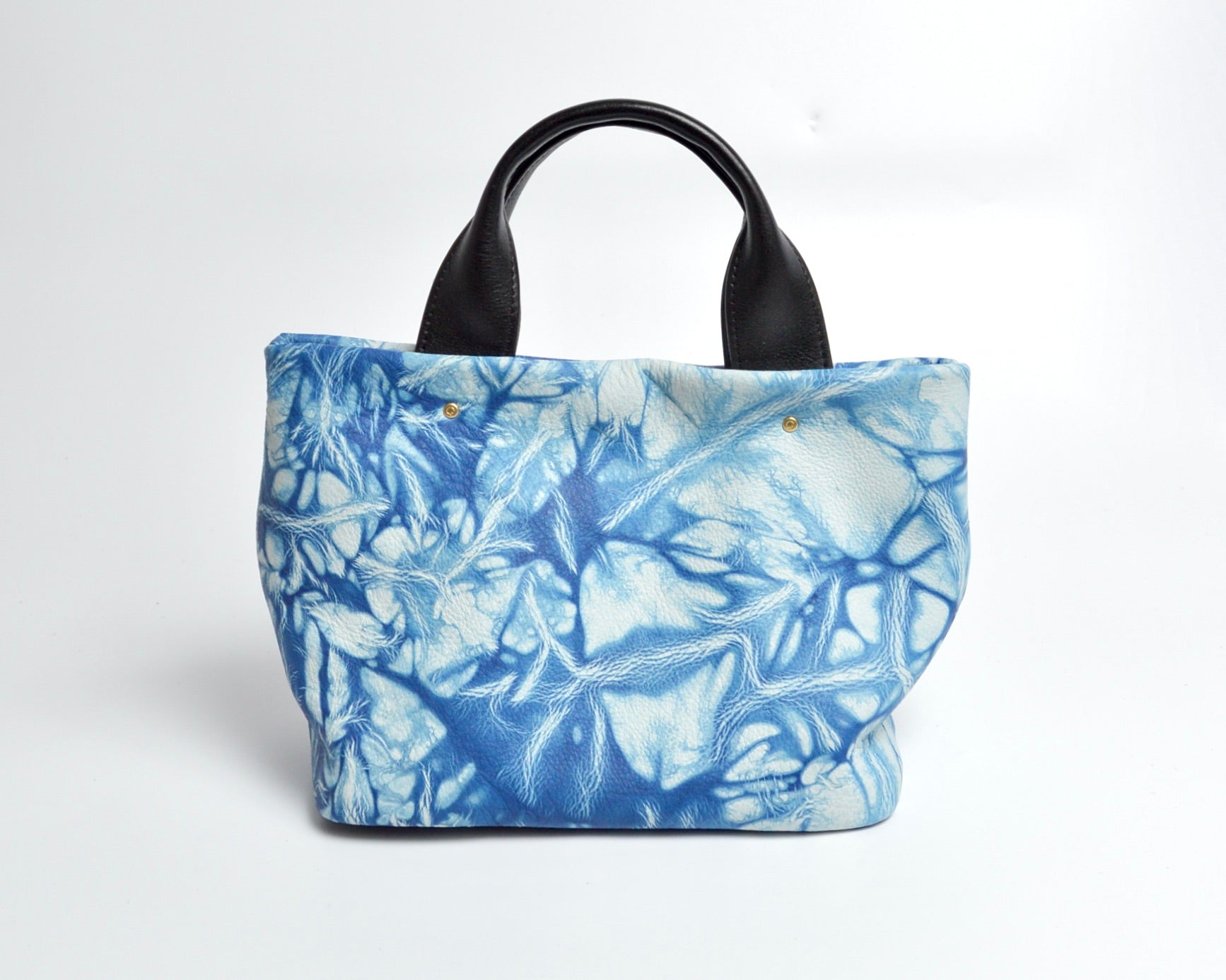 逢初革:バケットミニトート:ATB-100R(ランダム染め)