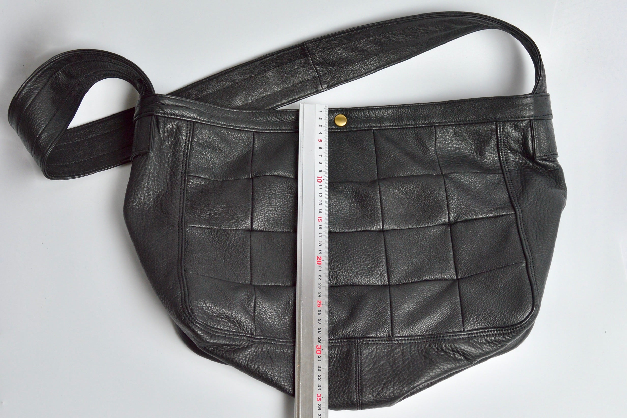 ニュースペーパーバッグ:信州鹿革:DNB-100