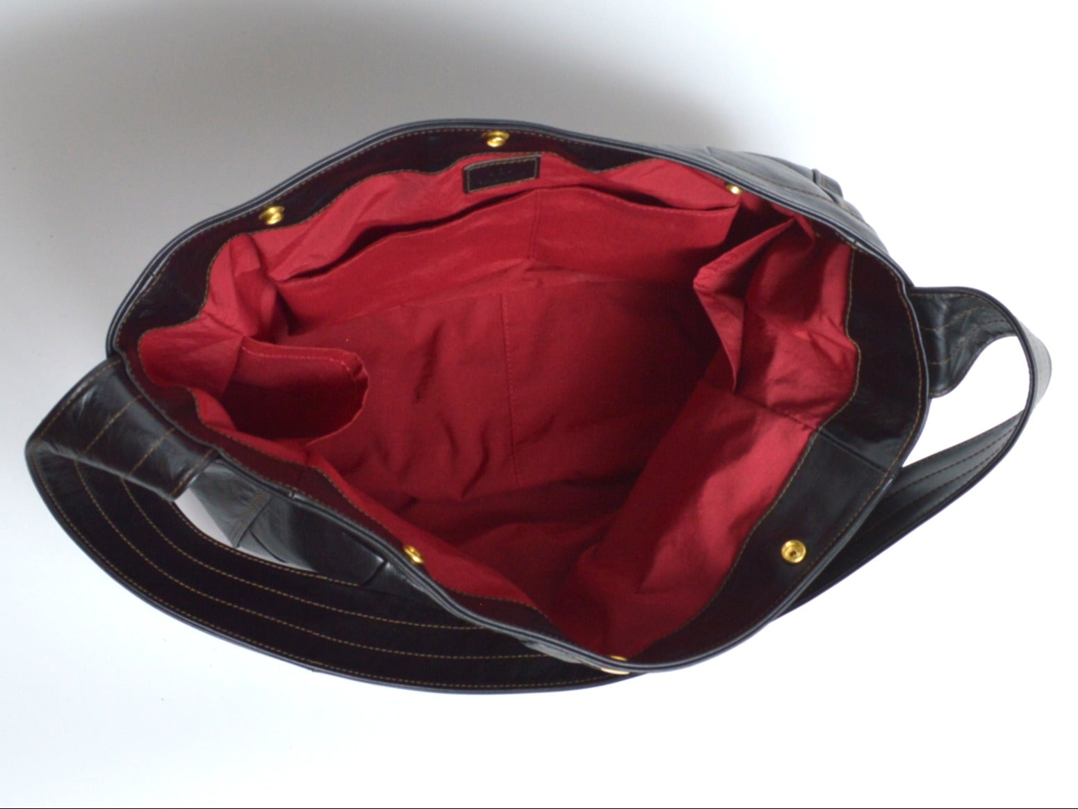 Newspaper bag: Shinshu deer leather: DNB-100