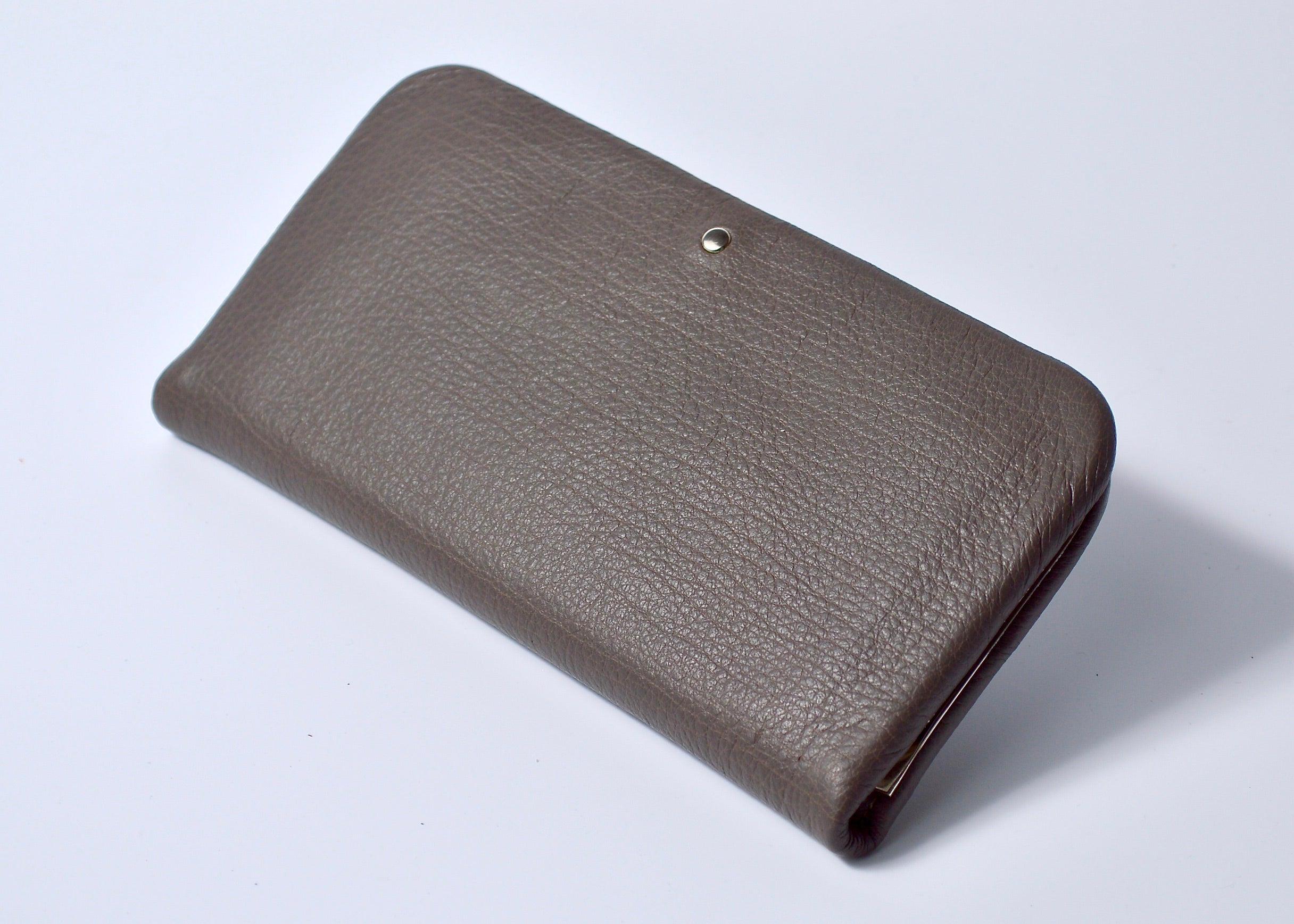 がま口長財布:隠し口金:信州鹿革 DDG-100