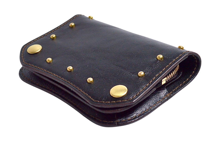 ショートトラッカー：馬革 HTS-100S：スタッズ付き