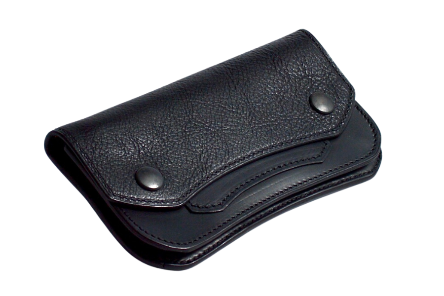 gyo  トラッカーウォレット『カイマン半艶ブラック』 トラッカーウォレット GTW-100