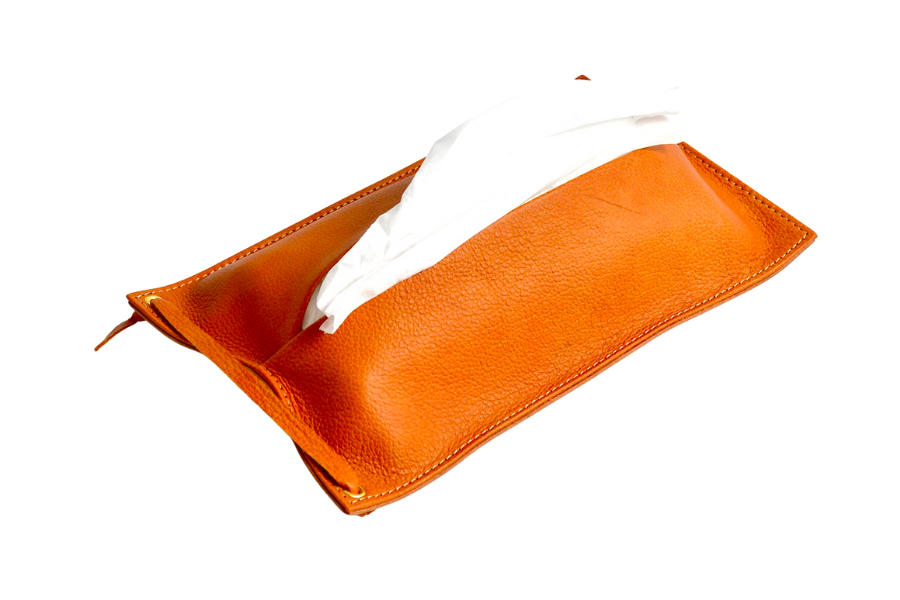 Shinshu deer leather: tissue case (refill): DTC-200