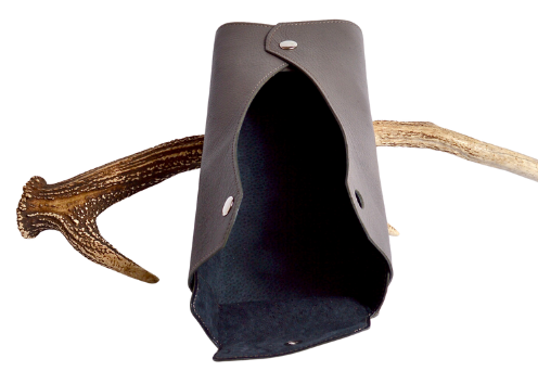 Shinshu deer leather: tissue box case: DTC-100