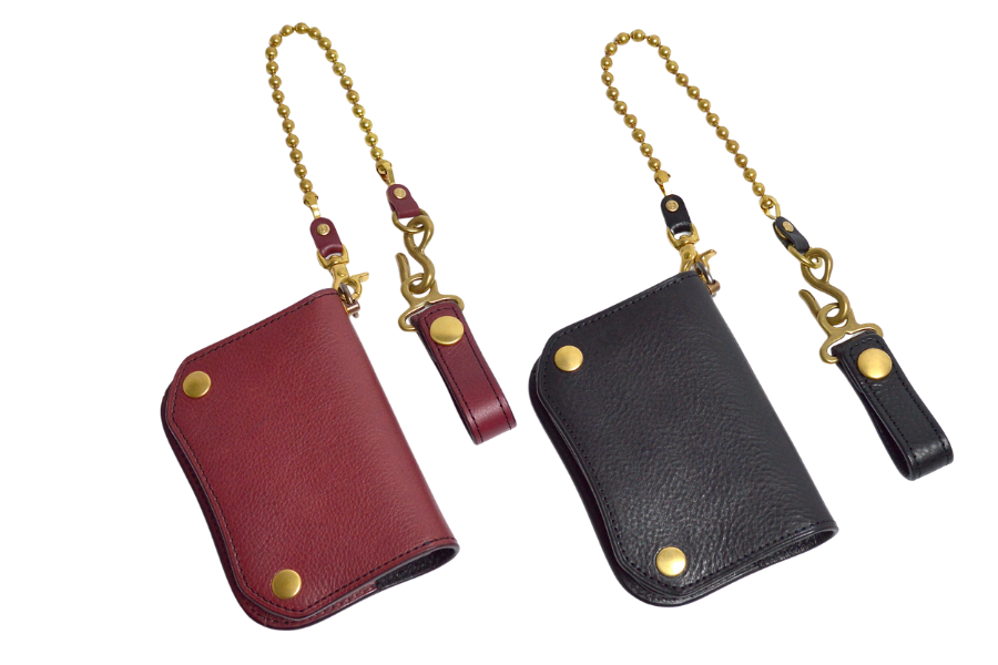 ショートトラッカーウォレット　セット トラッカーウォレット ショートタイプ サドルレザー 牛革 財布