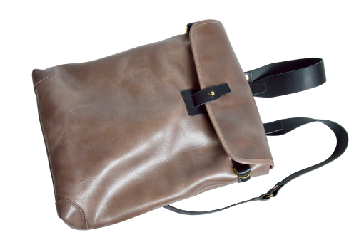 Leather backpack: WFB-100: flap type