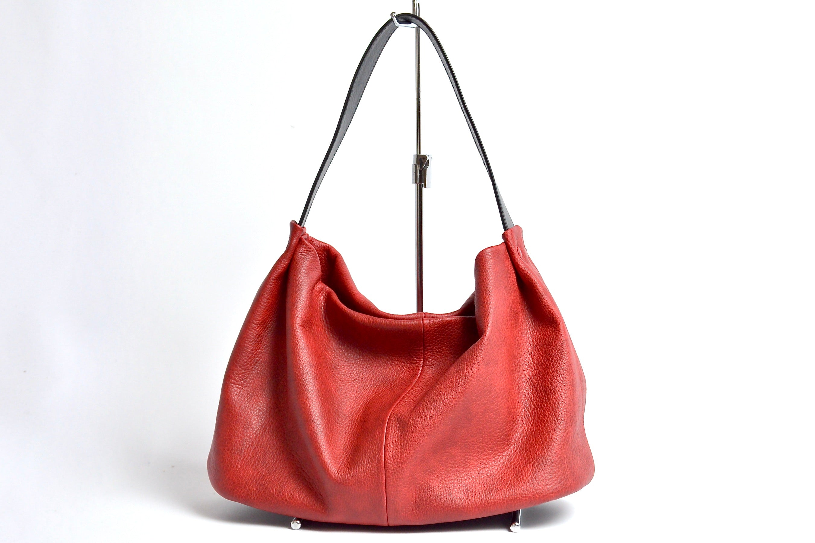 Shinshu deer leather: One-shoulder bag: DZO-100