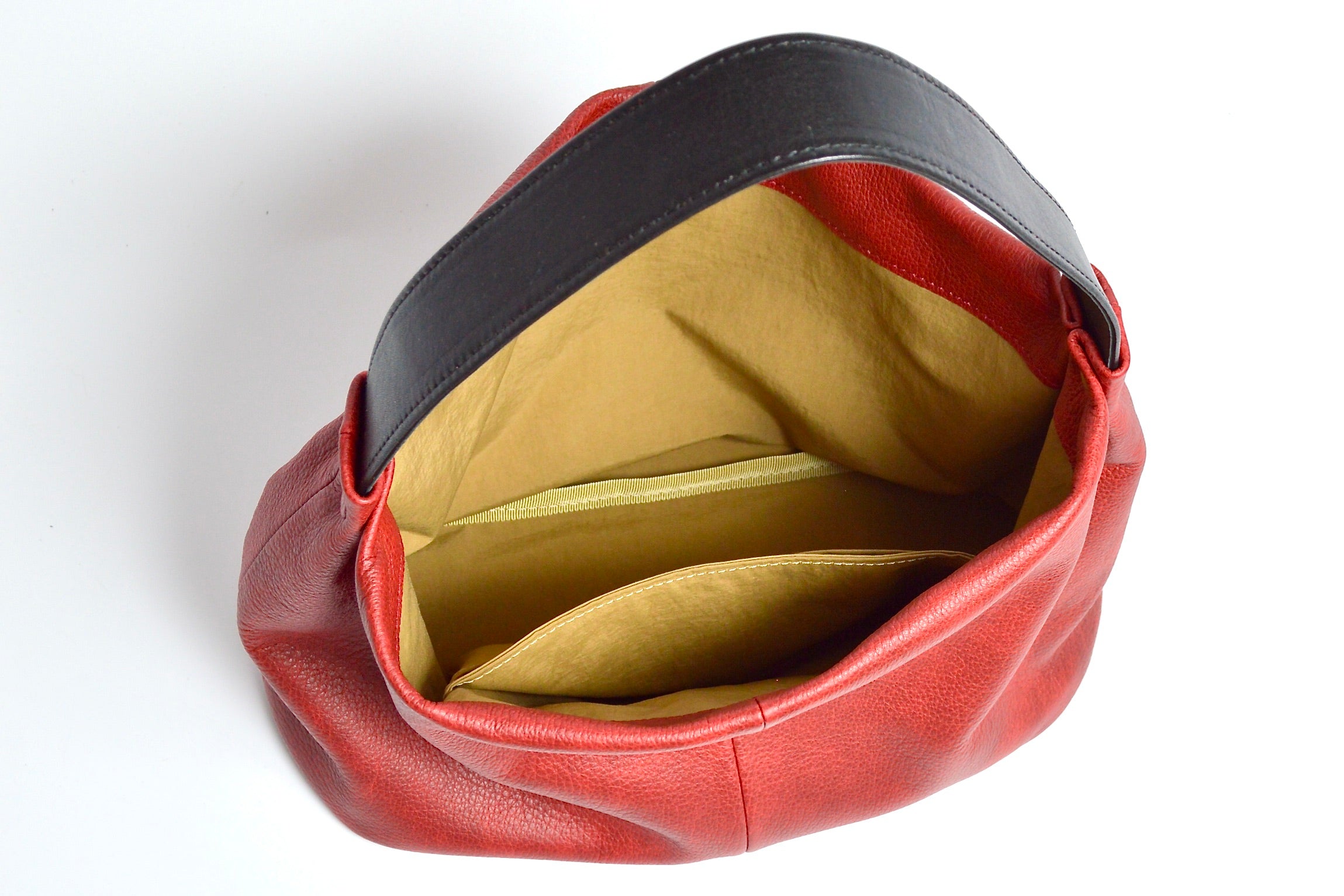 Shinshu deer leather: One-shoulder bag: DZO-100