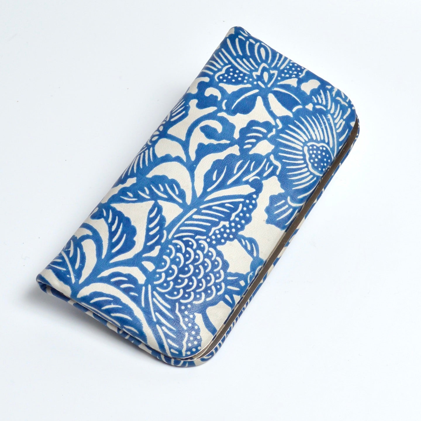 逢初レザー:がま口長財布:隠し口金:ADG-100(唐草)