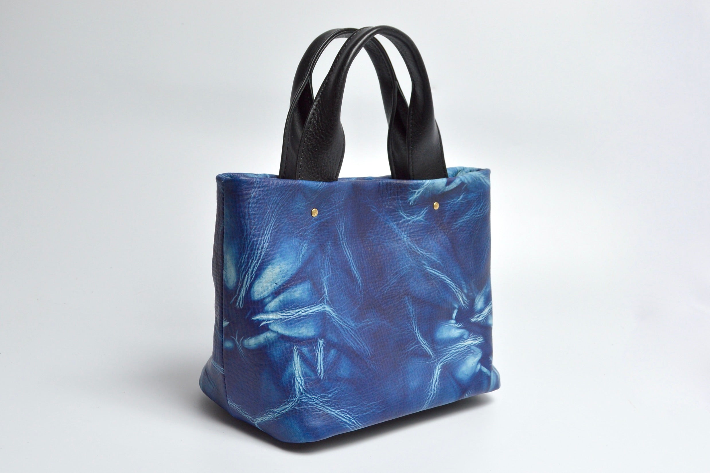 逢初革:寸胴ミニトート:ATB-100S(絞り染め)