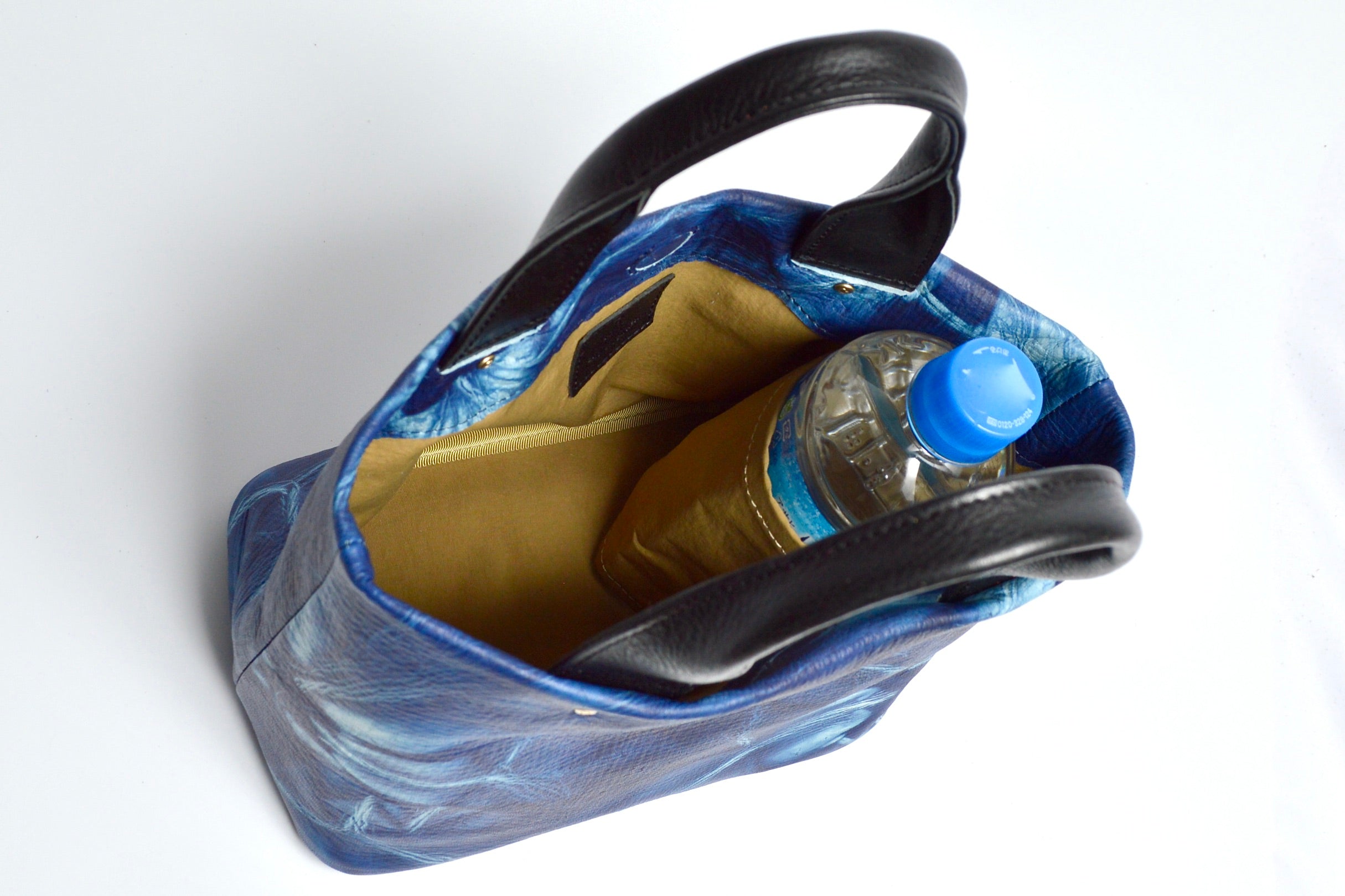 逢初革:寸胴ミニトート:ATB-100S(絞り染め)