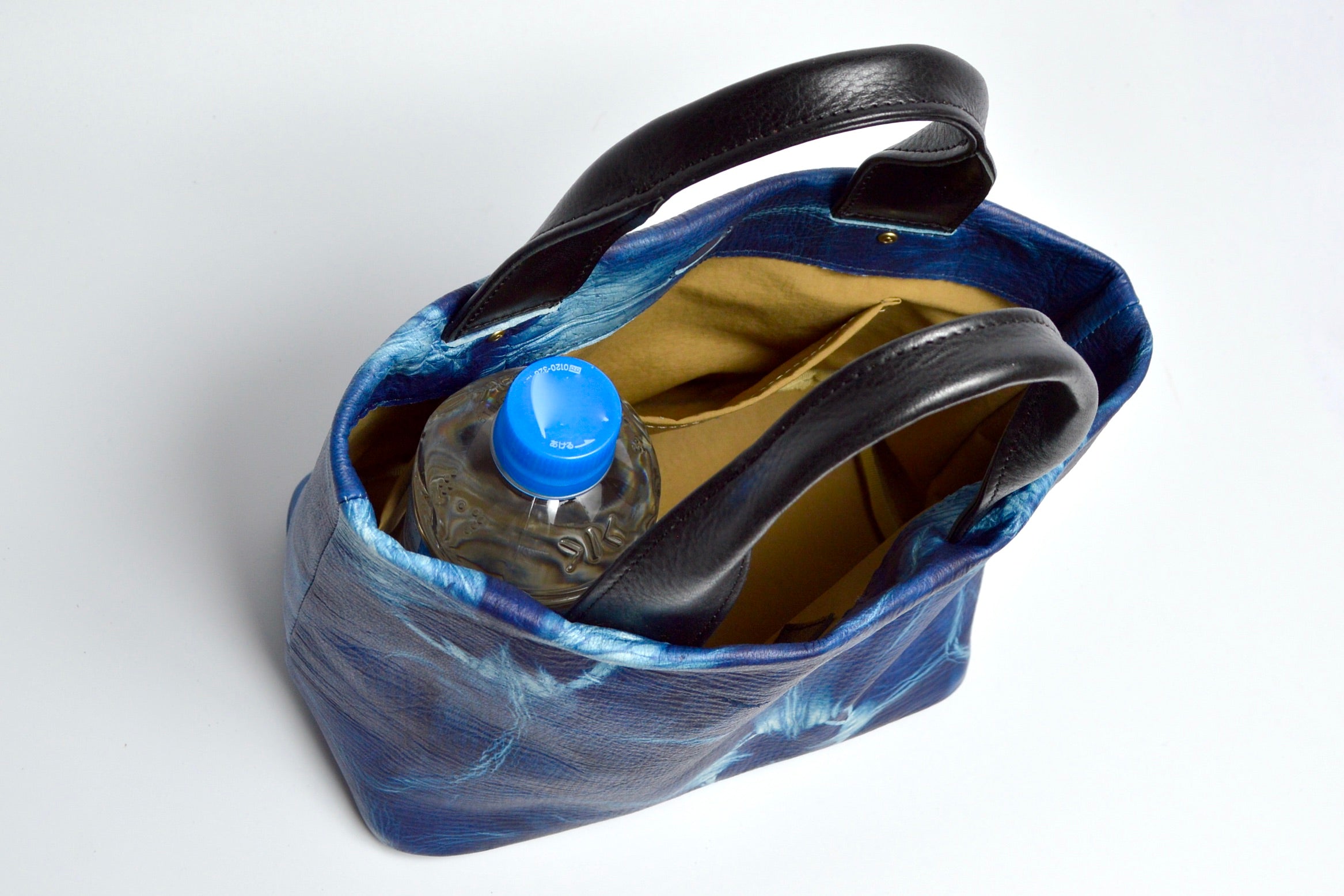 逢初革:寸胴ミニトート:ATB-100S(絞り染め)