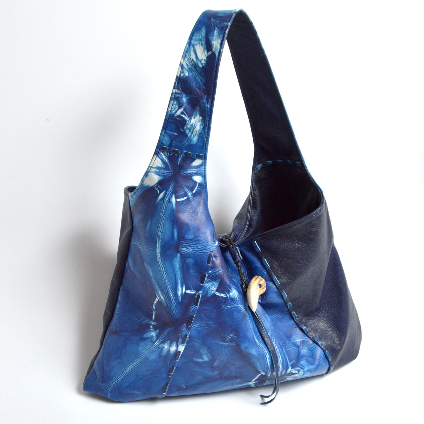 逢初レザー:ワンショルダーバッグ(ツノ付き):ATH-100