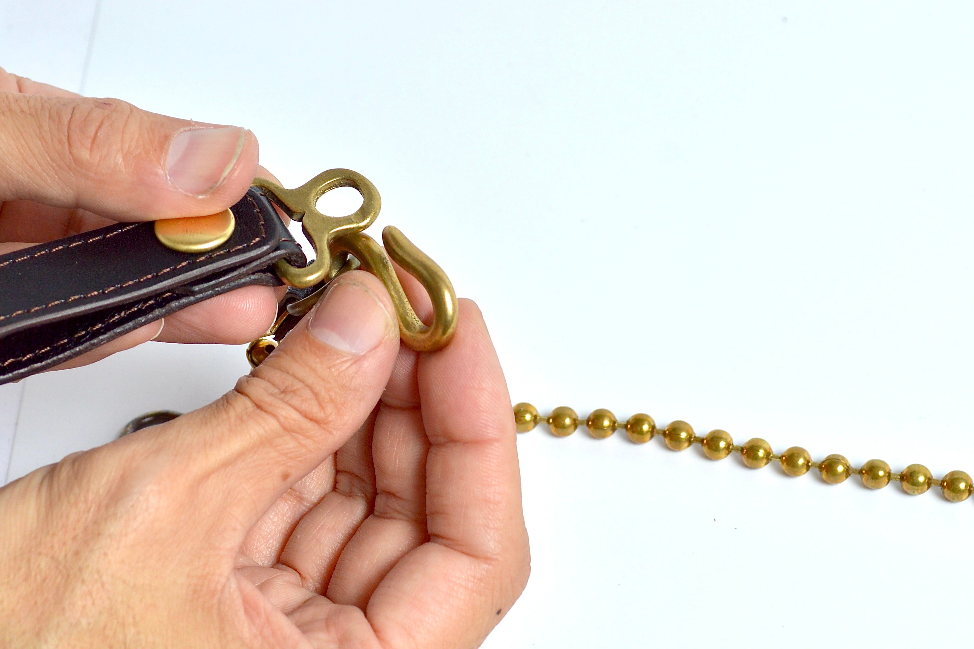 ボールウォレットチェーン:BWC-100:ホースハイド