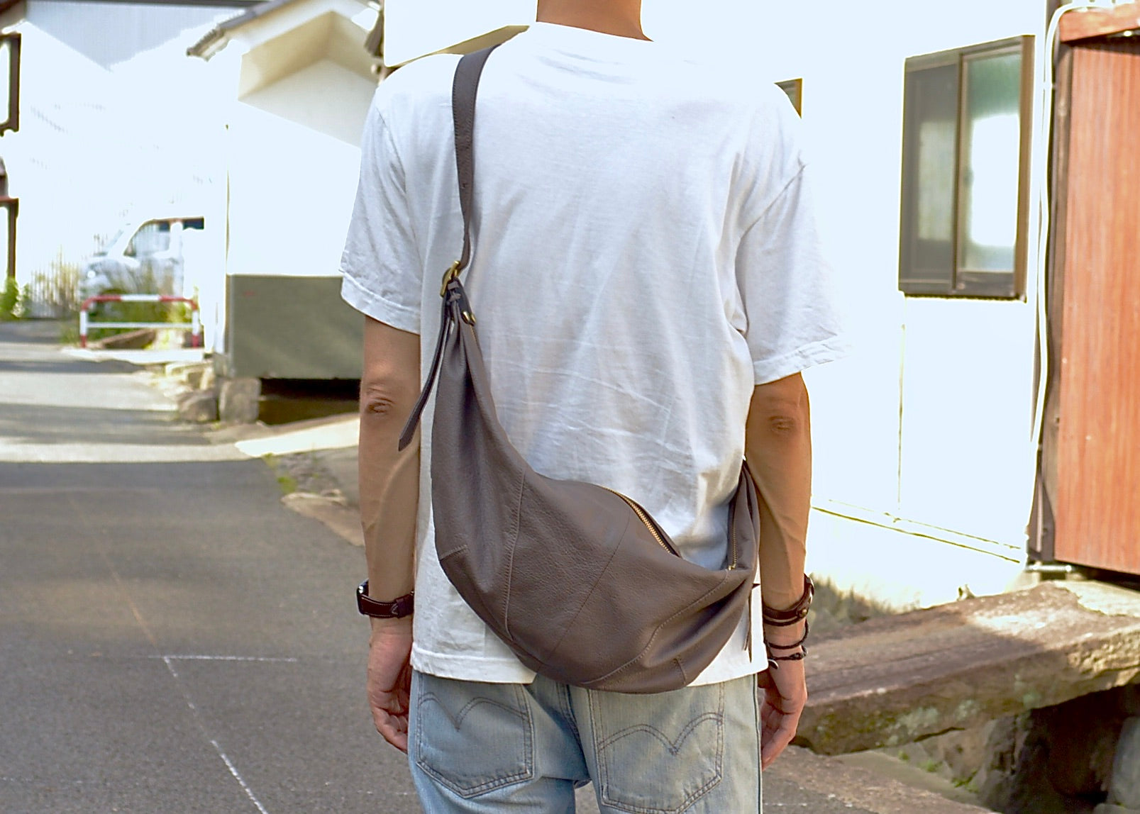 ショルダーバッグ:信州鹿革:DBB-100