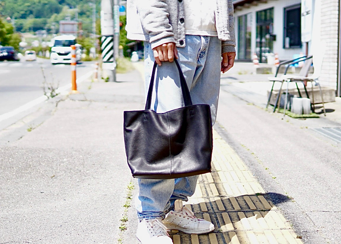 Tote bag: Shinshu deer leather: DTB-200