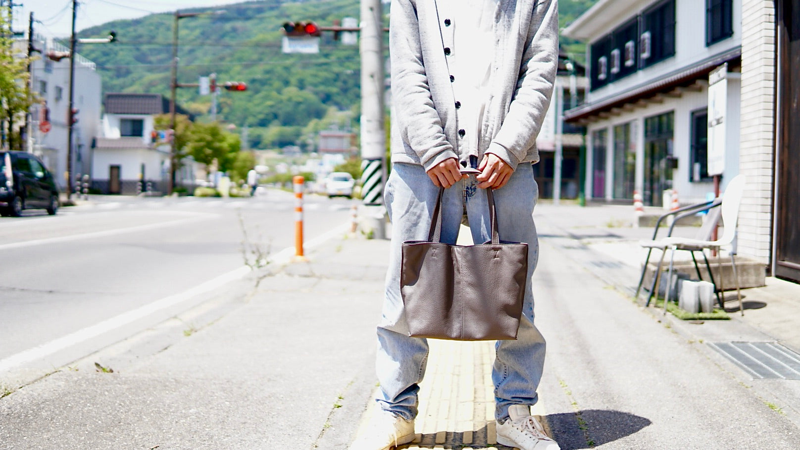 トートバッグ:信州鹿革:DTB-200