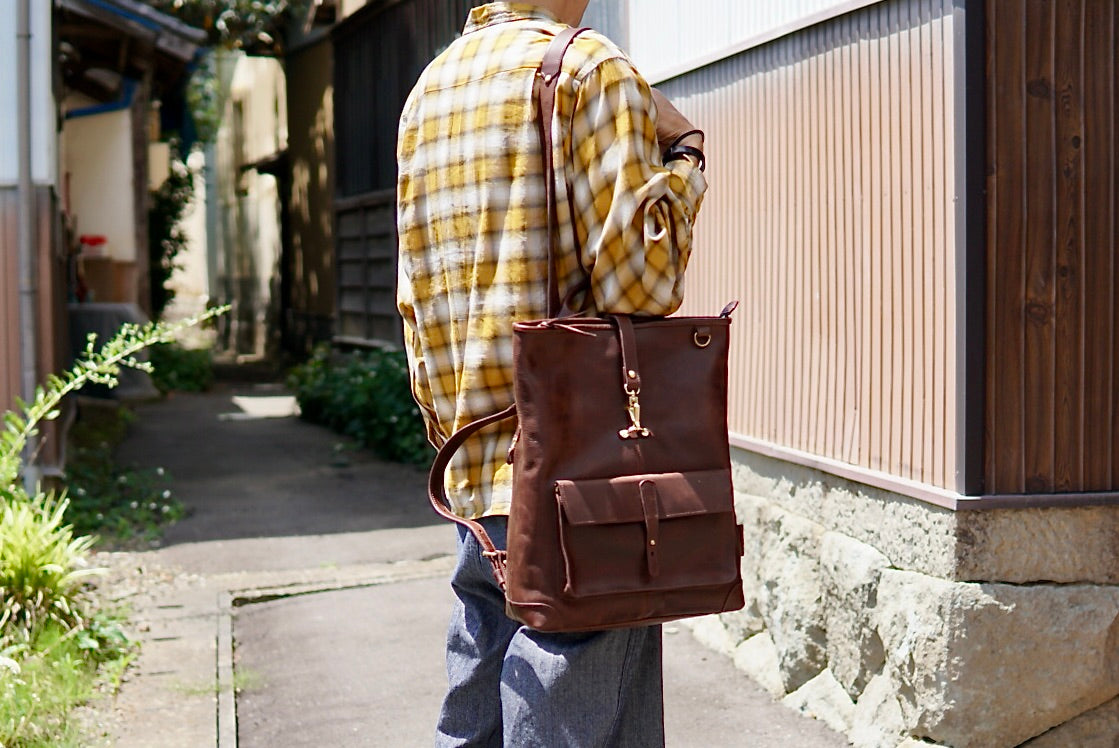 All Leather Backpack WWB-110