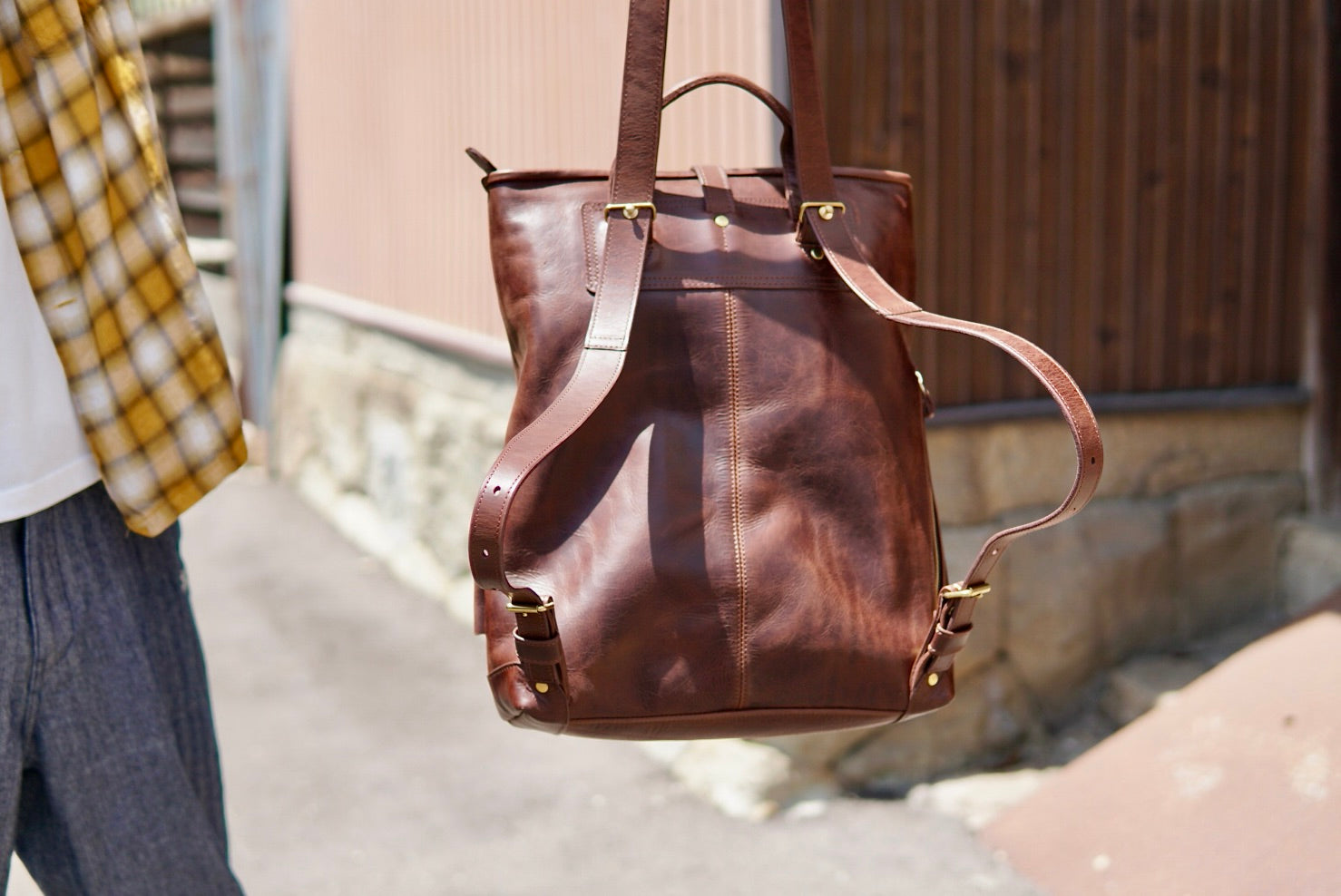 All Leather Backpack WWB-110