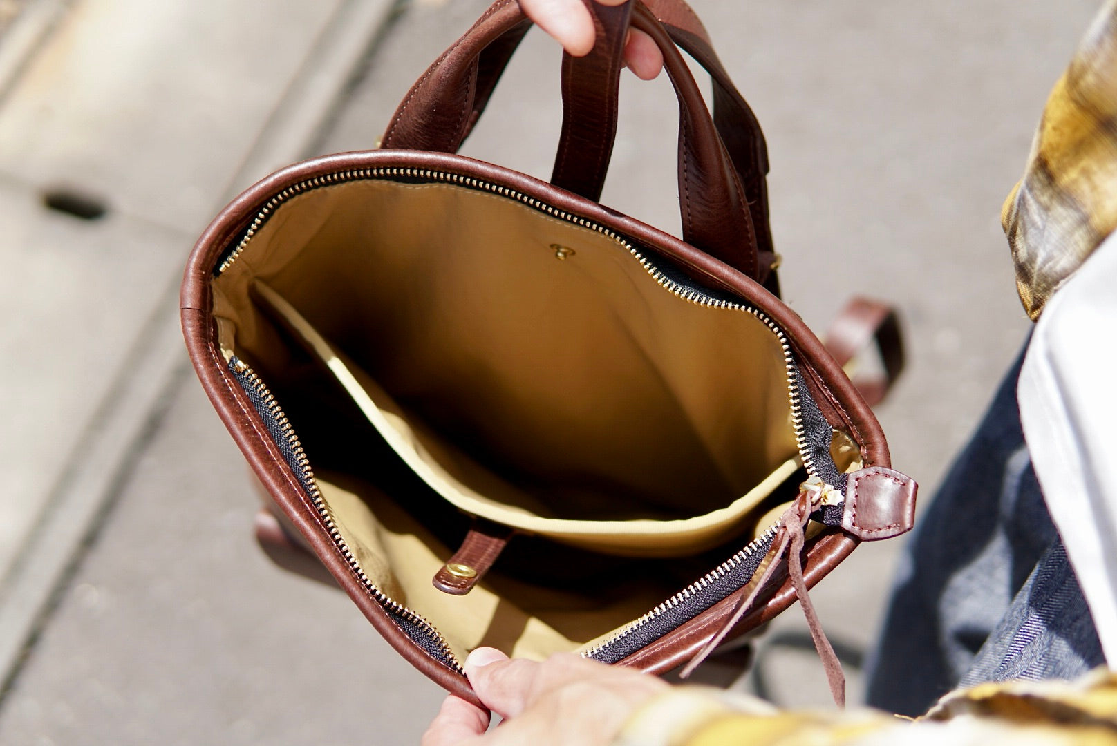 All Leather Backpack WWB-110