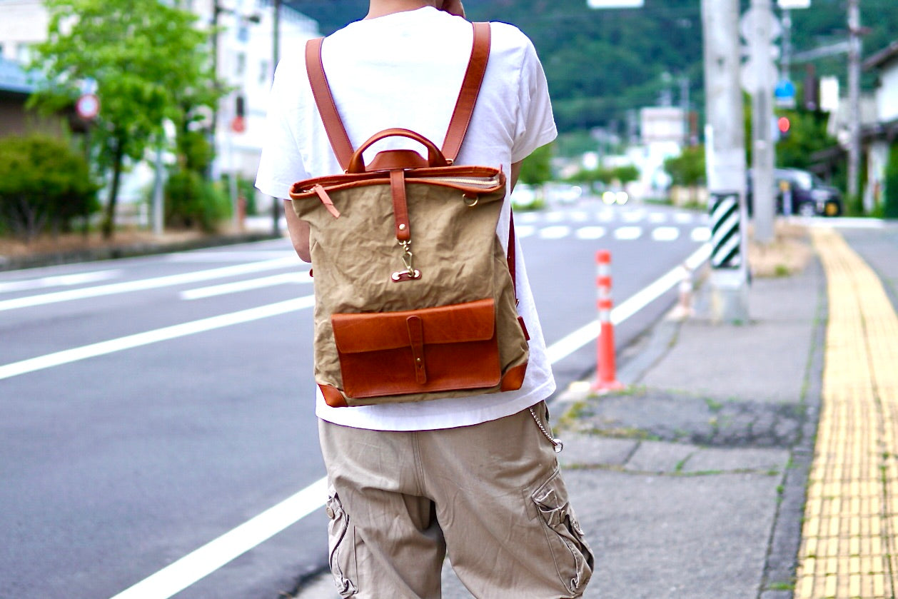 Wax Canvas Backpack WWB-100