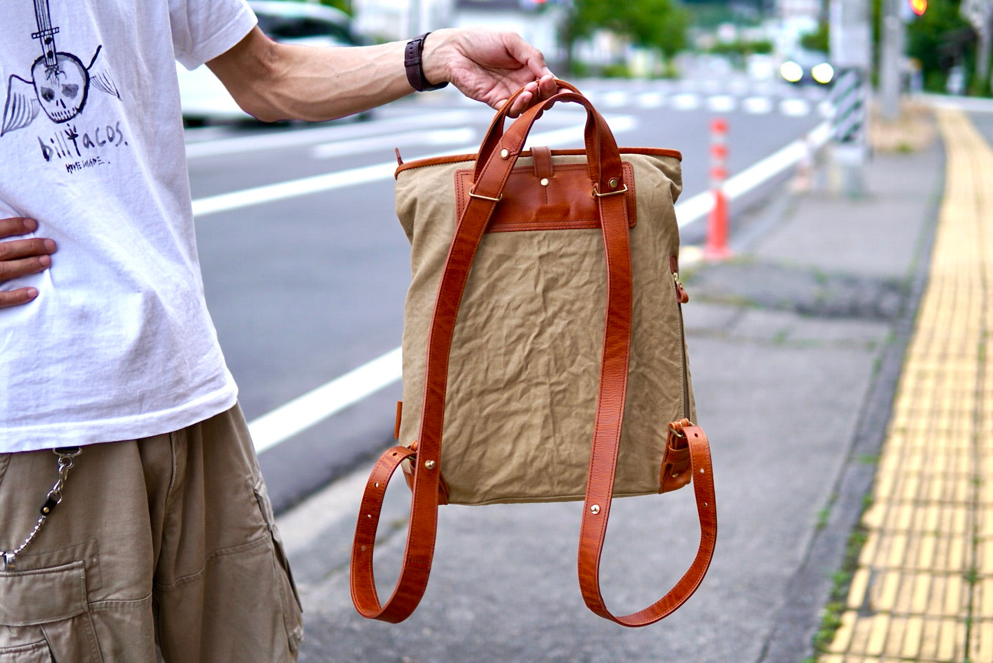 Wax Canvas Backpack WWB-100