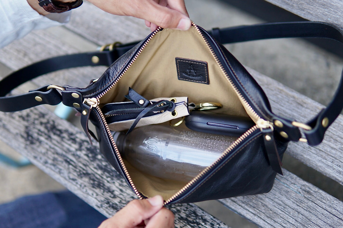 Sacoche: Shinshu deer leather: DSH-200