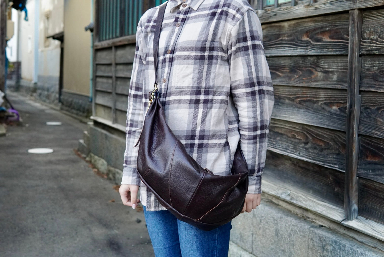 ショルダーバッグ:信州鹿革:DBB-100