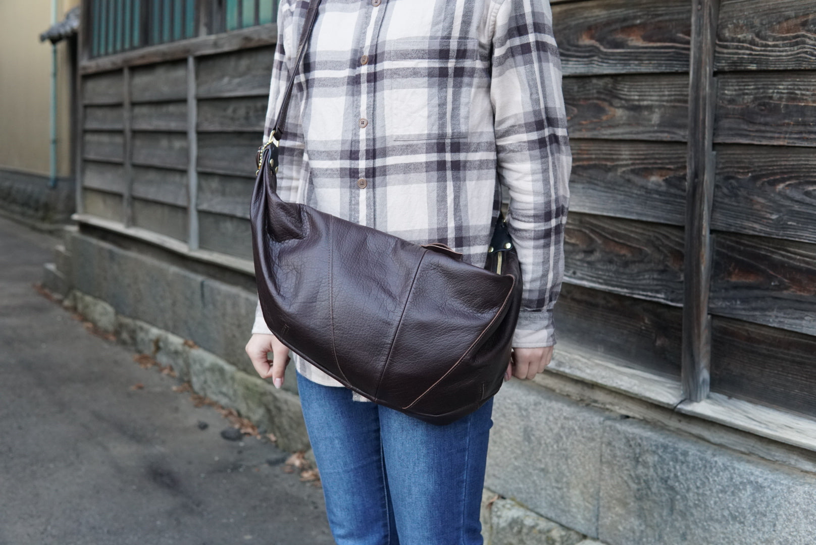 ショルダーバッグ:信州鹿革:DBB-100