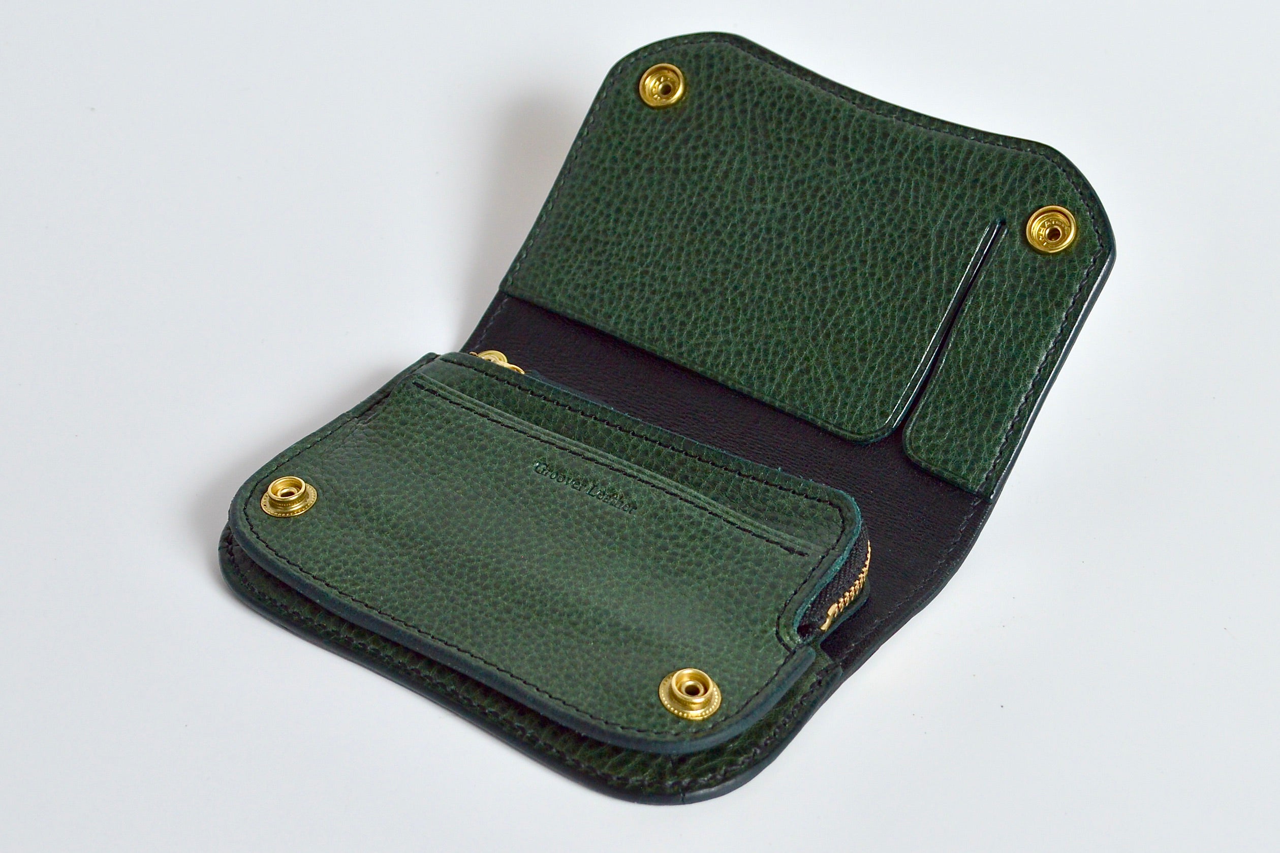 クロコダイル仕様:ショートトラッカーウォレット