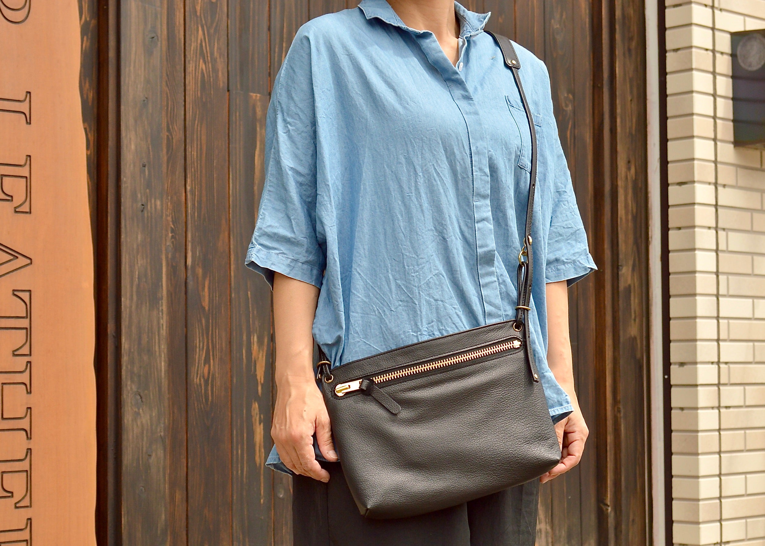 Sacoche: Shinshu deer leather: DSH-200