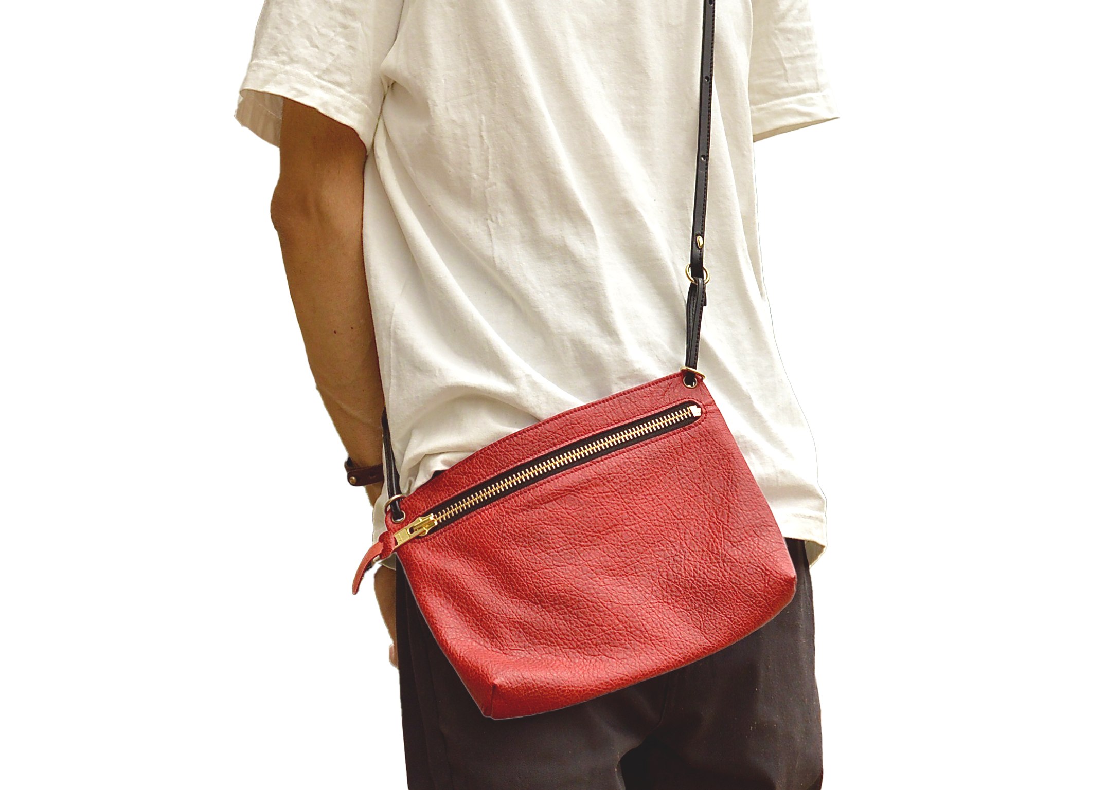 サコッシュ:信州鹿革:DSH-210