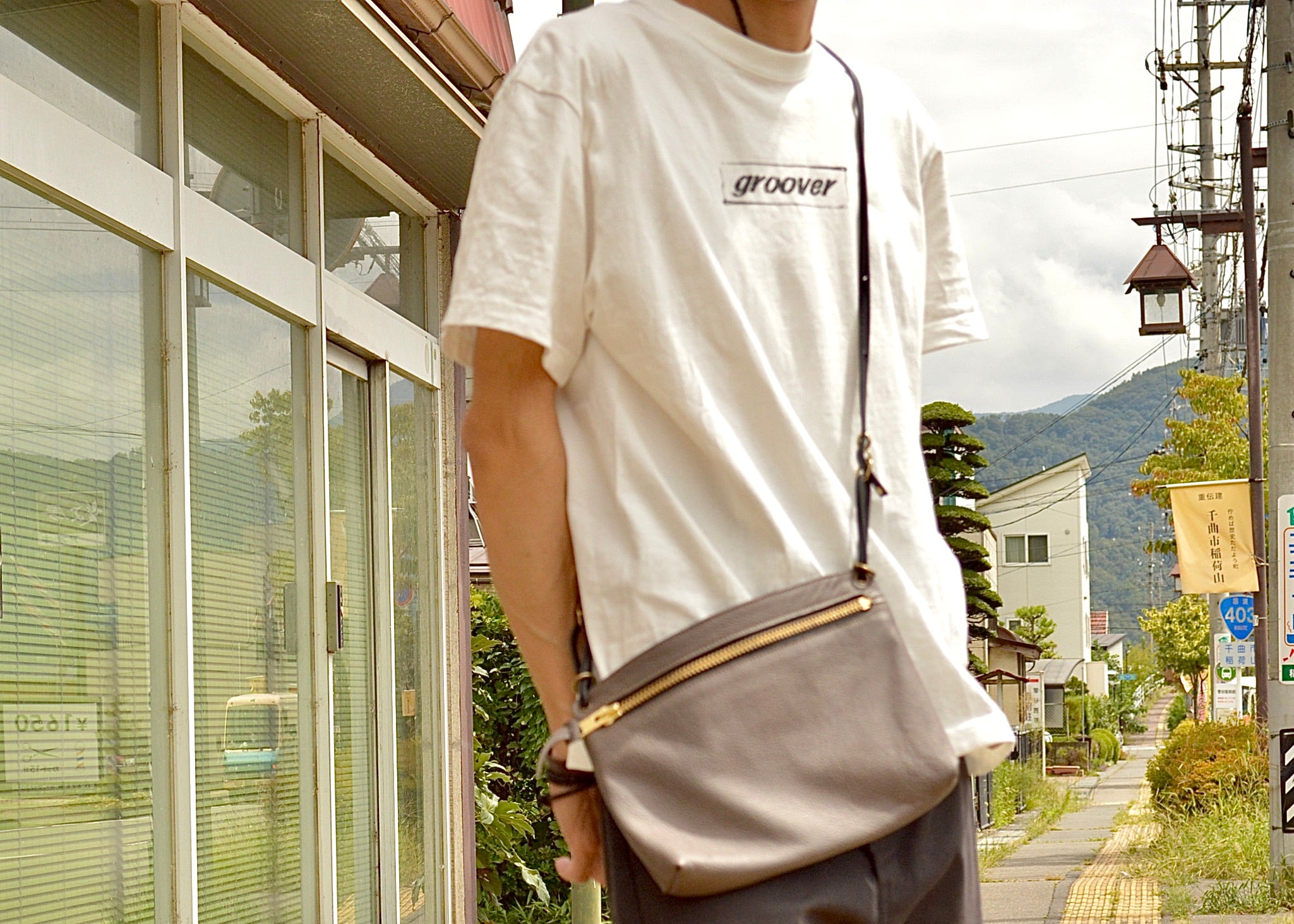 Sacoche: Shinshu deer leather: DSH-200