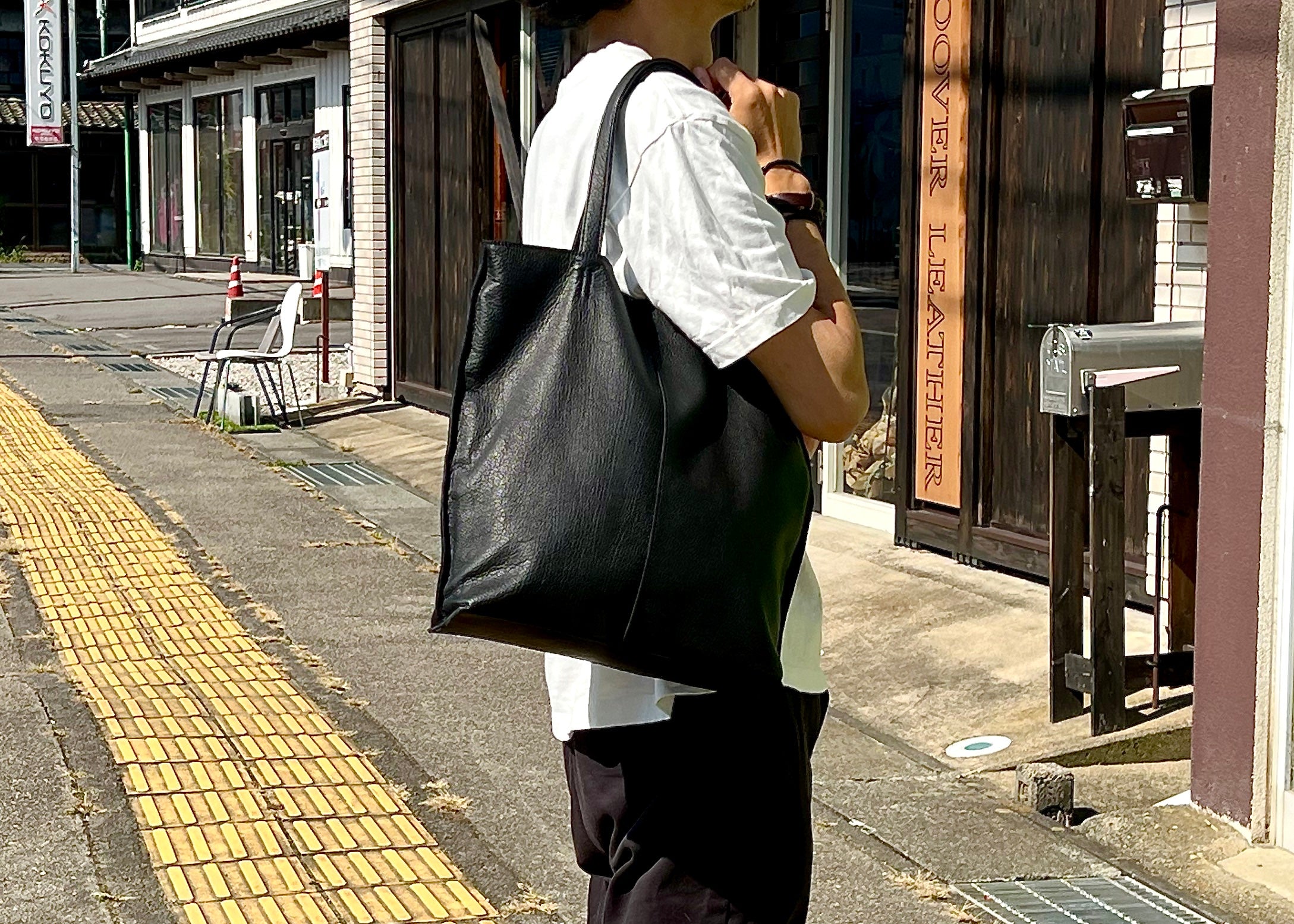 トートバッグ:信州鹿革:DTB-100