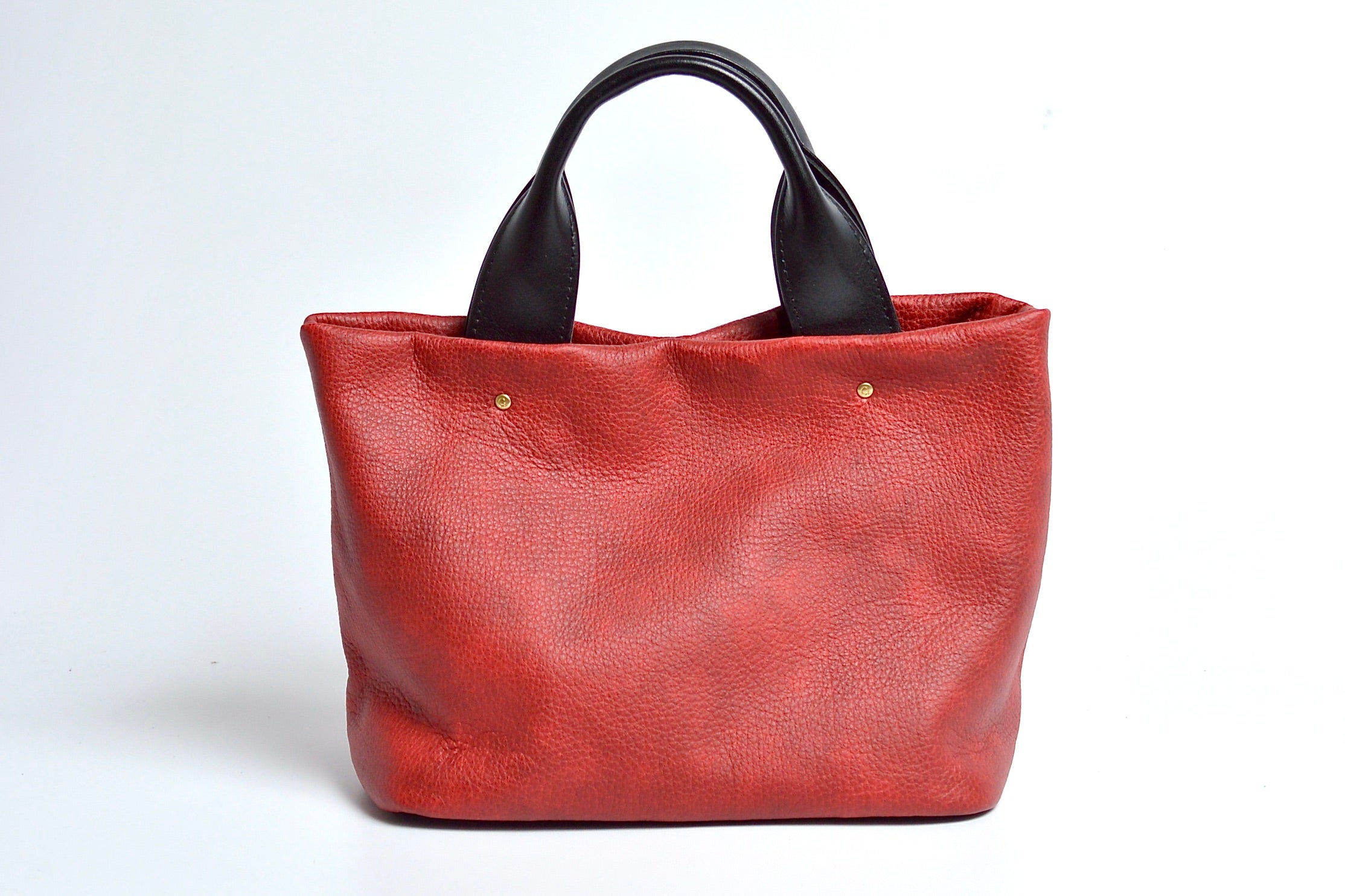 信州鹿革:寸胴ミニトート:DTB-300