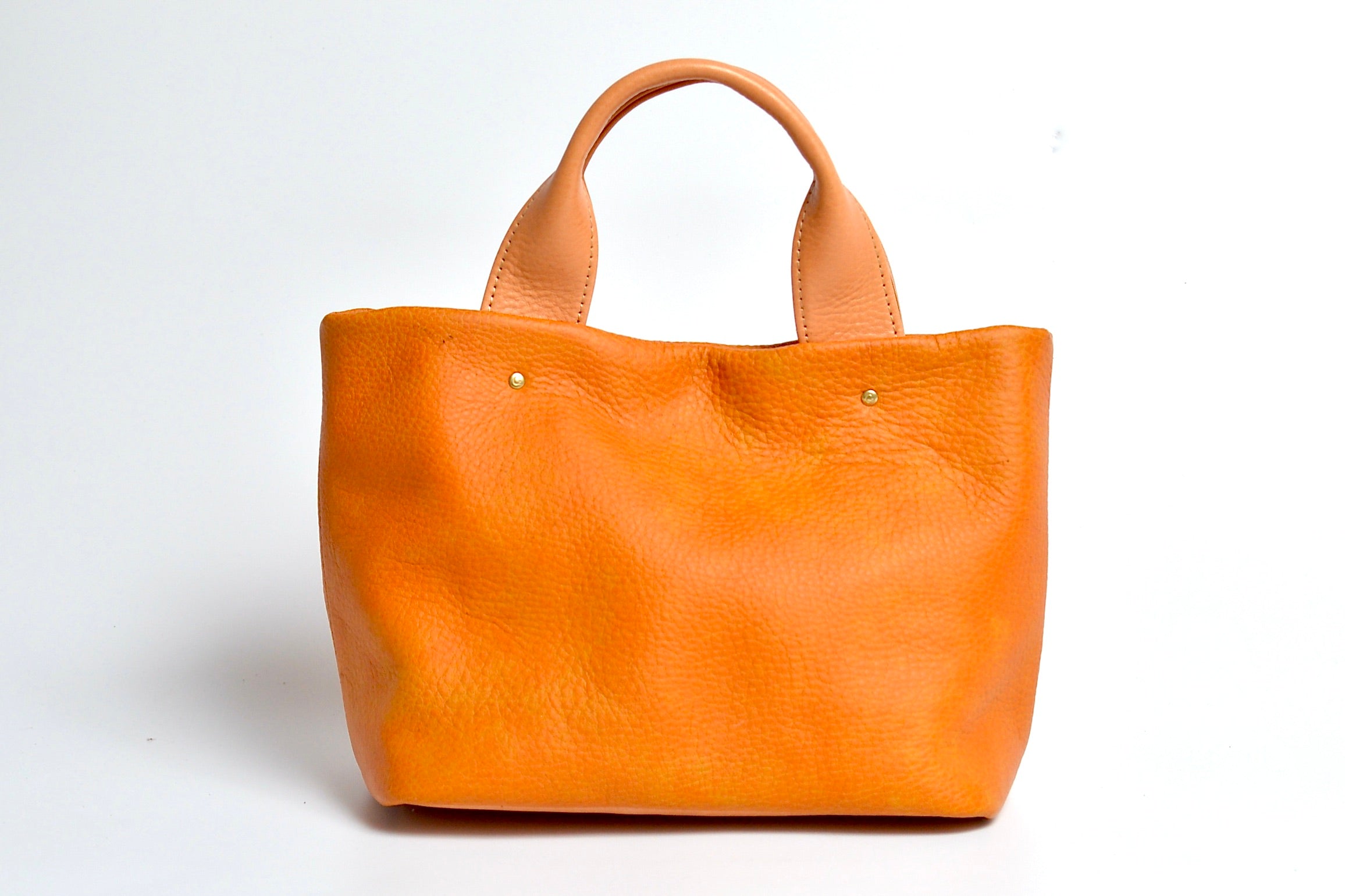 信州鹿革:寸胴ミニトート:DTB-300