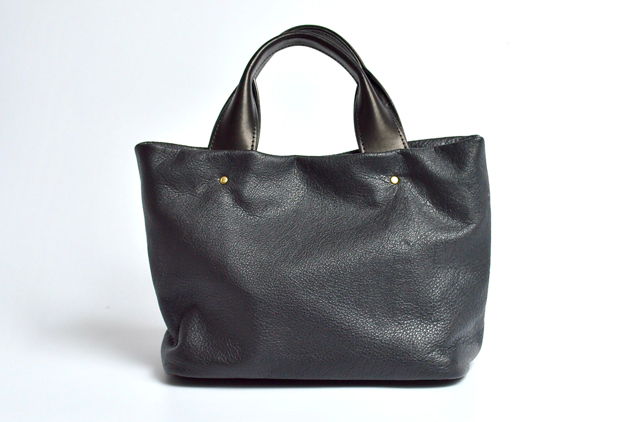 信州鹿革:寸胴ミニトート:DTB-300